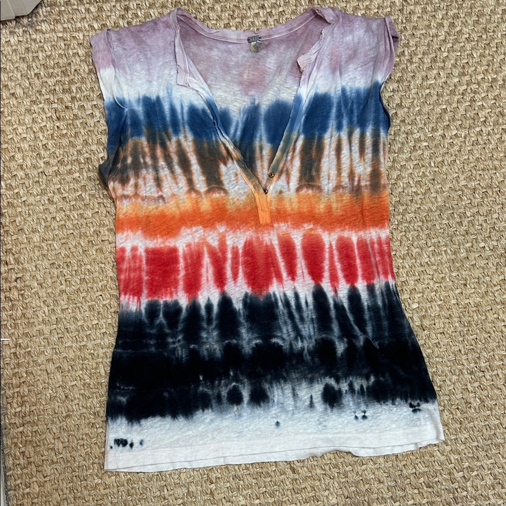 Multicolor Tie-Dye Women's Top